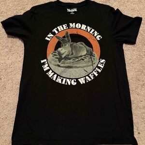 DreamWorks Shrek Donkey "In The Morning Im Making Waffles" T-Shirt Men's Size M